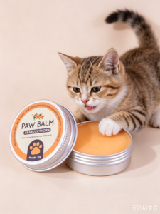 Essential Oils sea buckthorn pet paw balm – nourishing paw & nose care for dogs & cats