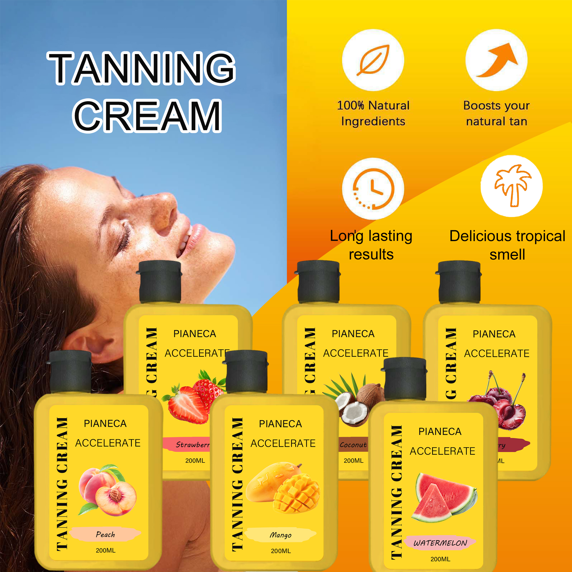 silky bronze tanning cream – smooth glow accelerator for indoor & outdoor tanning Silky bronze tanning cream for smooth glowing skin