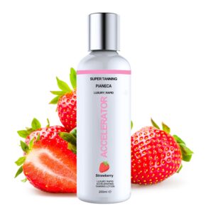 luxury rapid accelerating tanning lotion – fast bronze glow for indoor & outdoor tanning