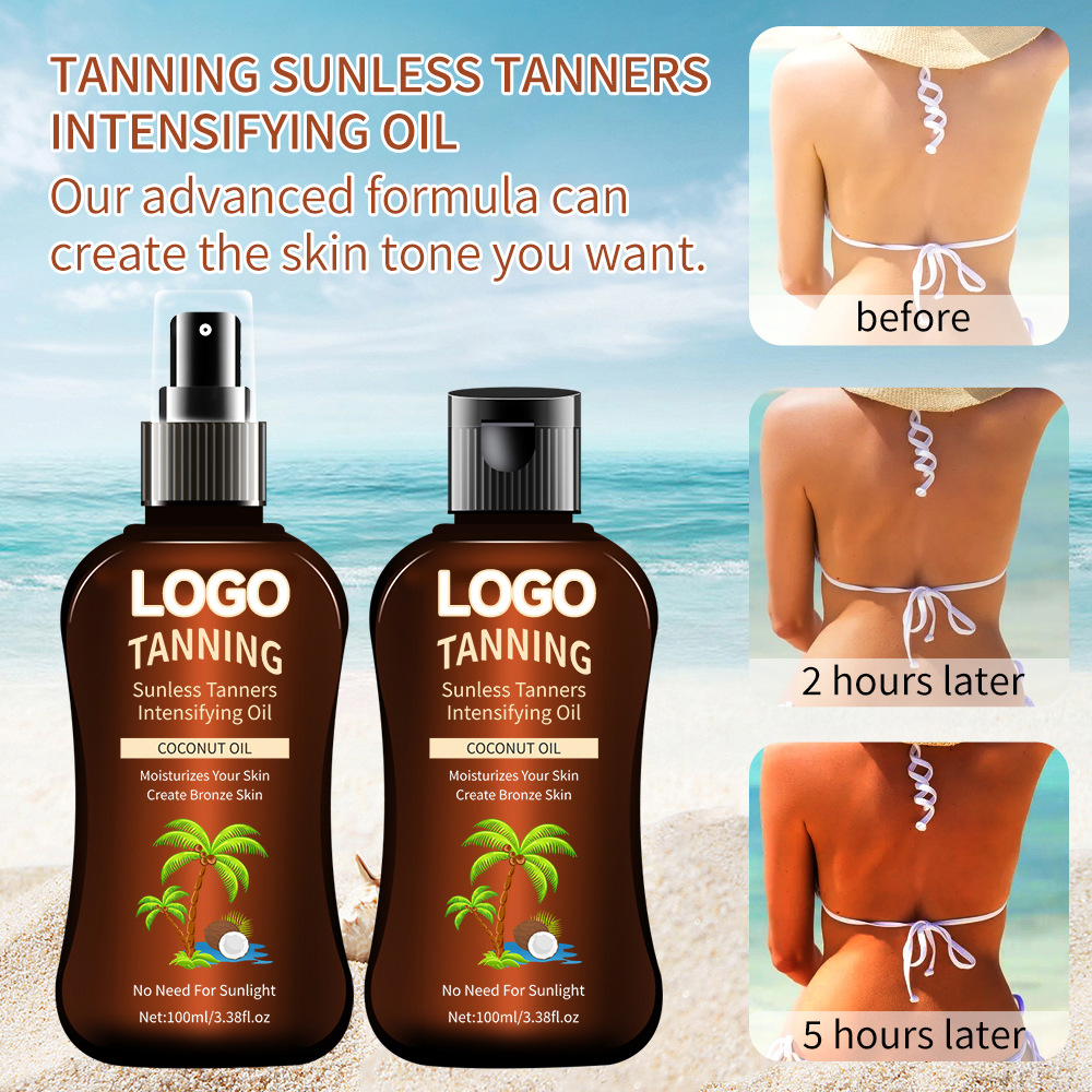 tanning intensifying oil | coconut sunless tanner for deep bronze tanning intensifying oil | coconut sunless tanner for deep bronze