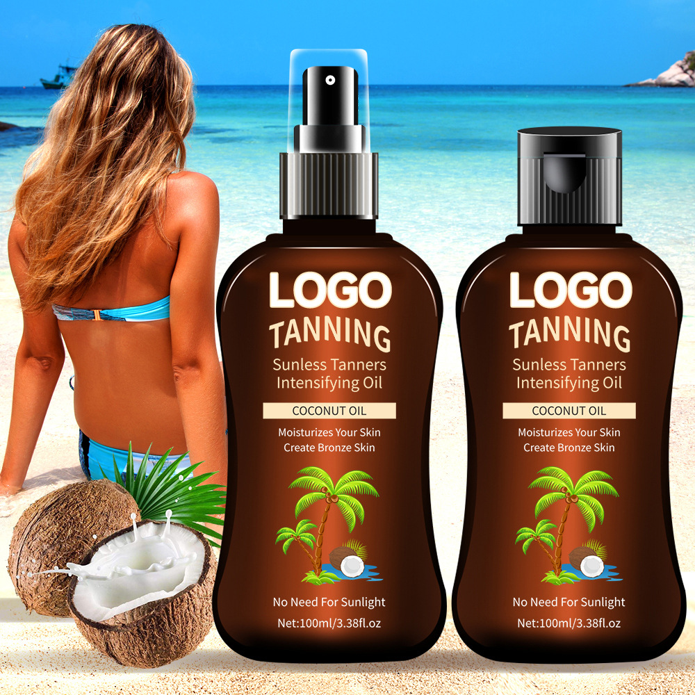 tanning intensifying oil | coconut sunless tanner for deep bronze tanning intensifying oil | coconut sunless tanner for deep bronze