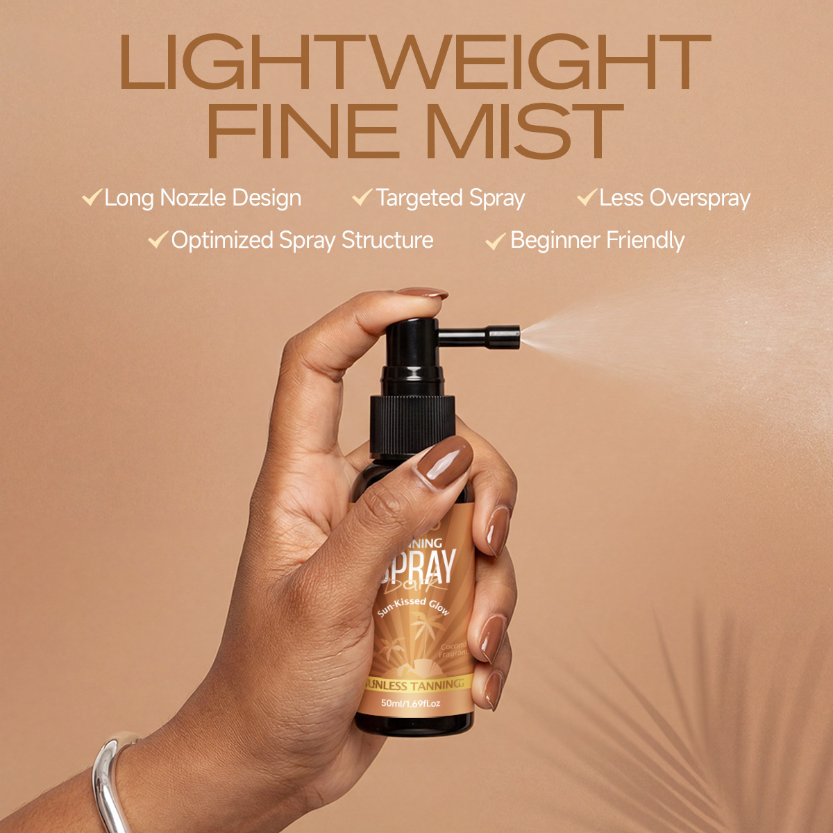 rapid tanning spray | natural bronzing self tanner for face & body rapid tanning spray | natural bronzing self tanner for face & body