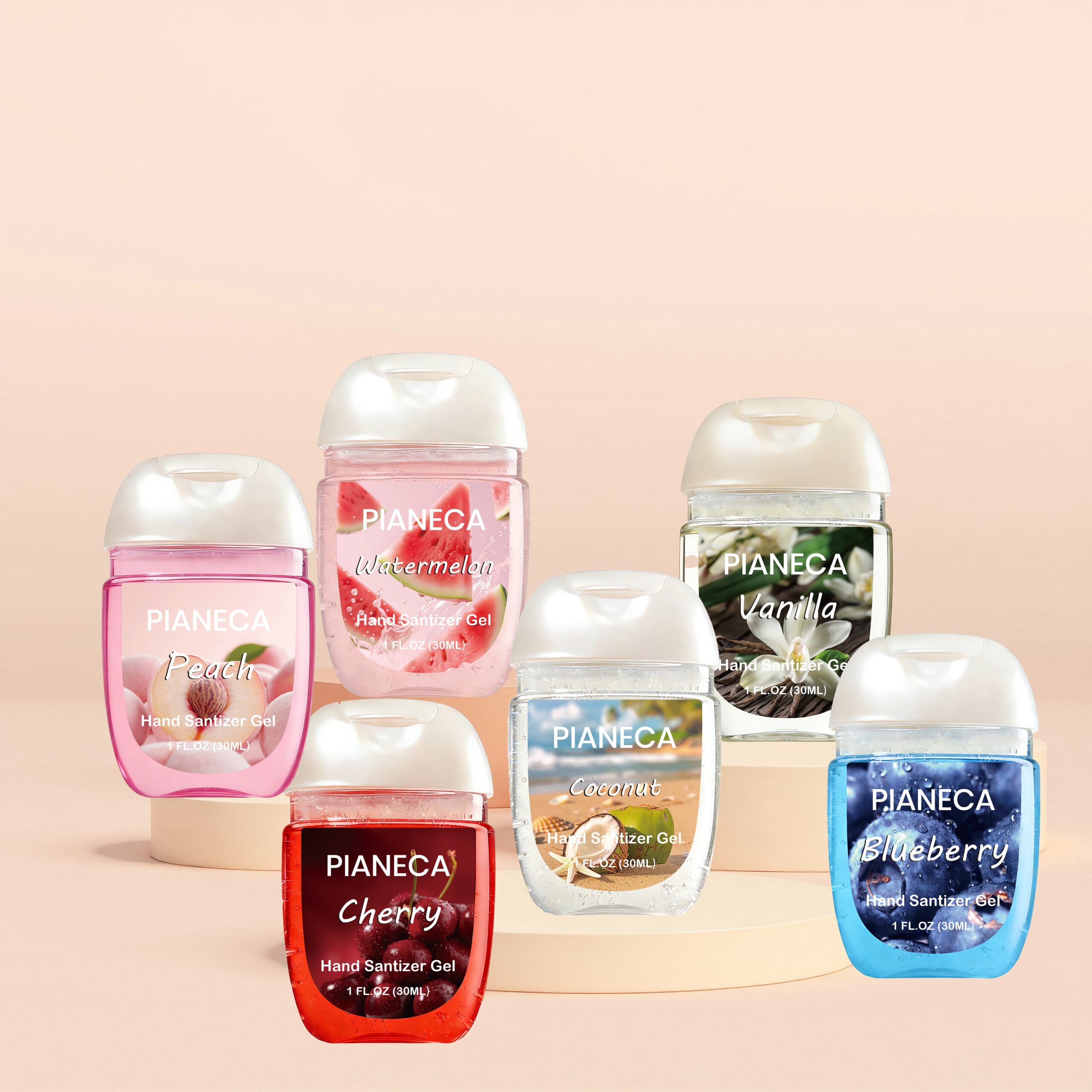 portable hand sanitizer gel for daily hand hygiene | quick dry no rinse formula portable antibacterial hand sanitizer gel